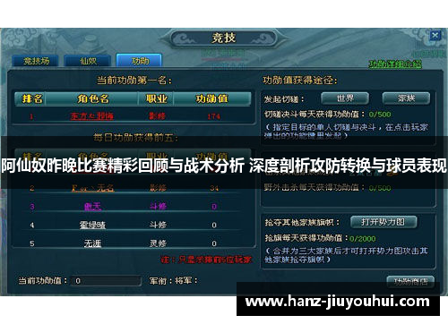 阿仙奴昨晚比赛精彩回顾与战术分析 深度剖析攻防转换与球员表现