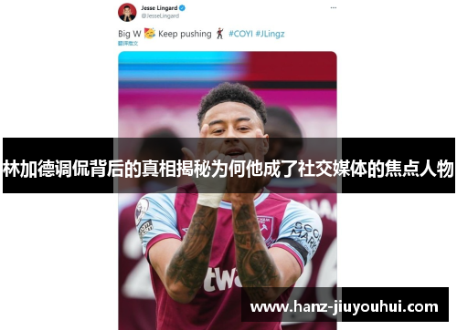 林加德调侃背后的真相揭秘为何他成了社交媒体的焦点人物